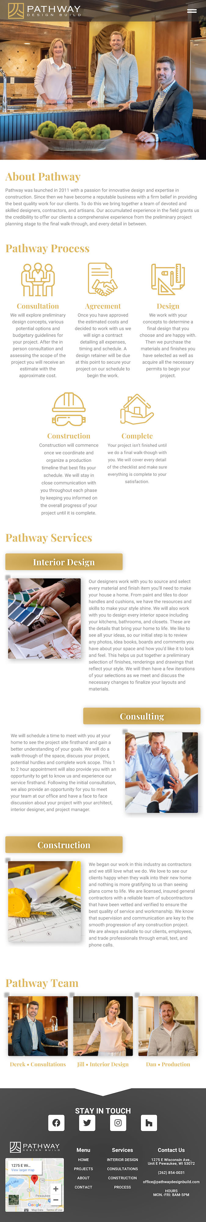 Pathway Design Build About- Tablet