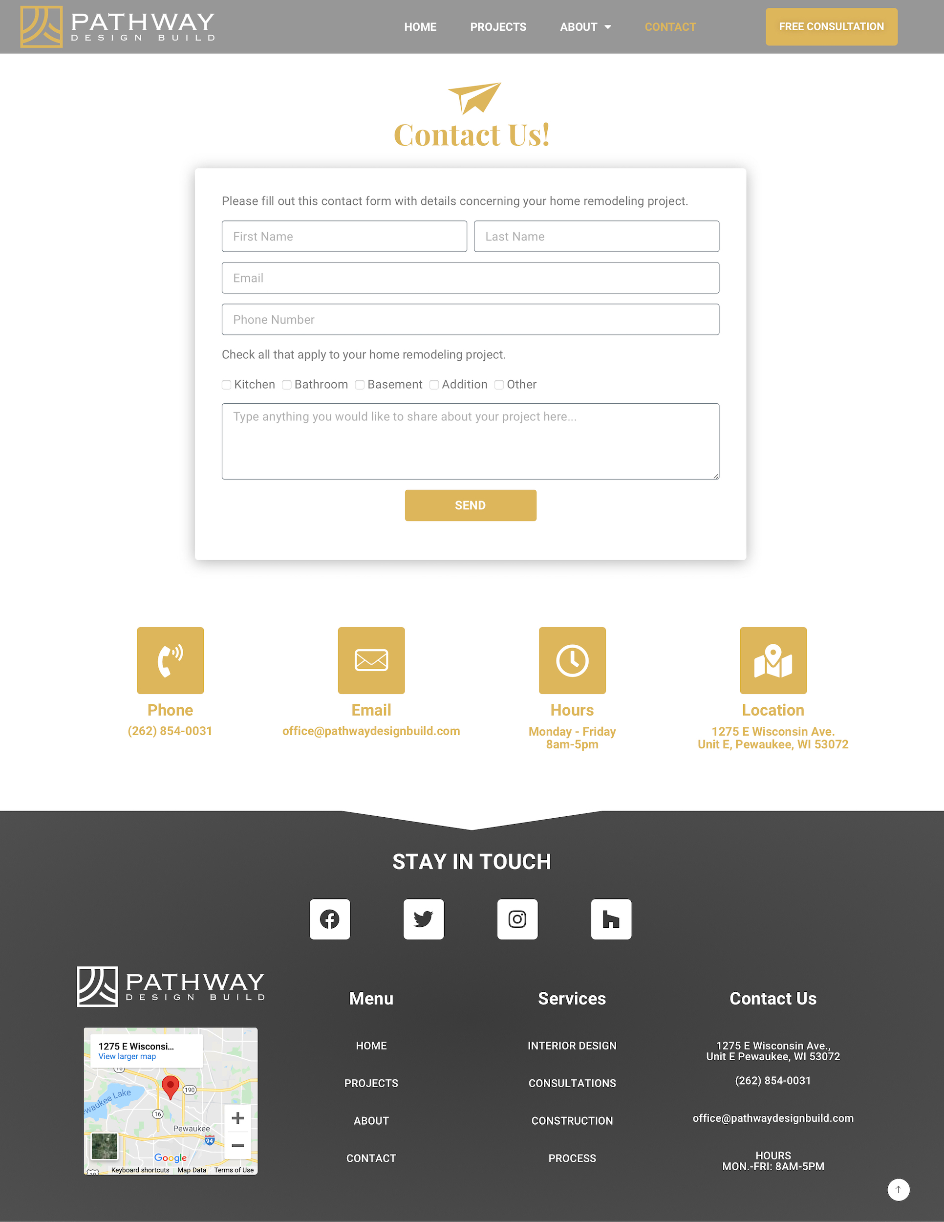 Pathway Design Build Contact Page- Desktop