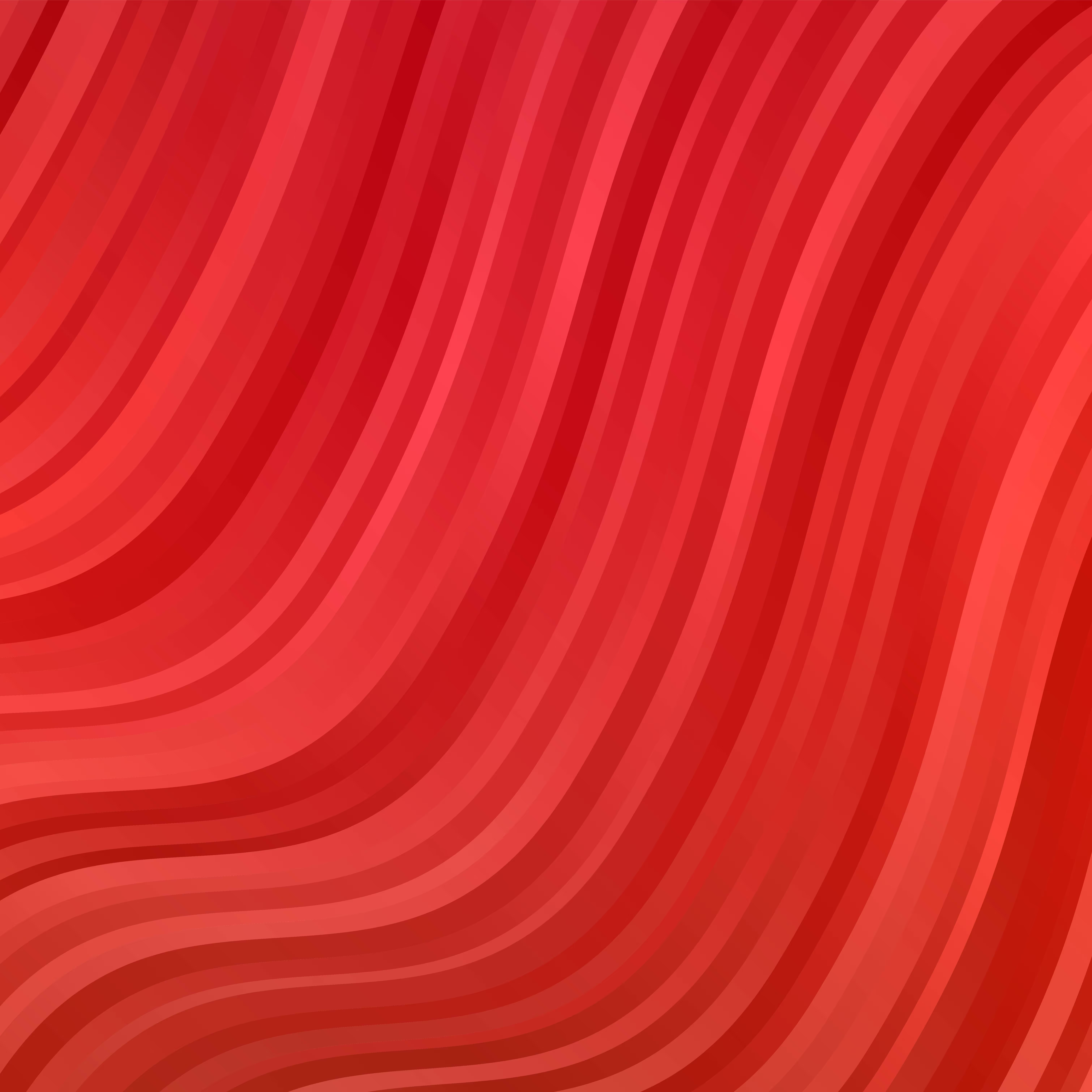 A red background with wavy lines.