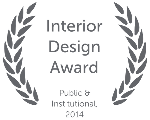 The interior design award logo.