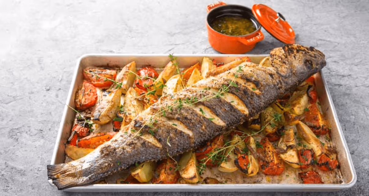 The Baked Sea Bass