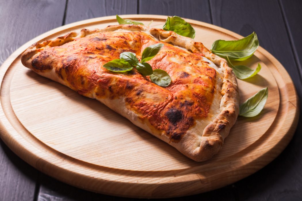 Calzone pizza crust