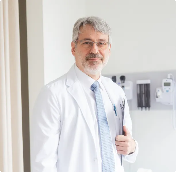Dr Morelli white coat