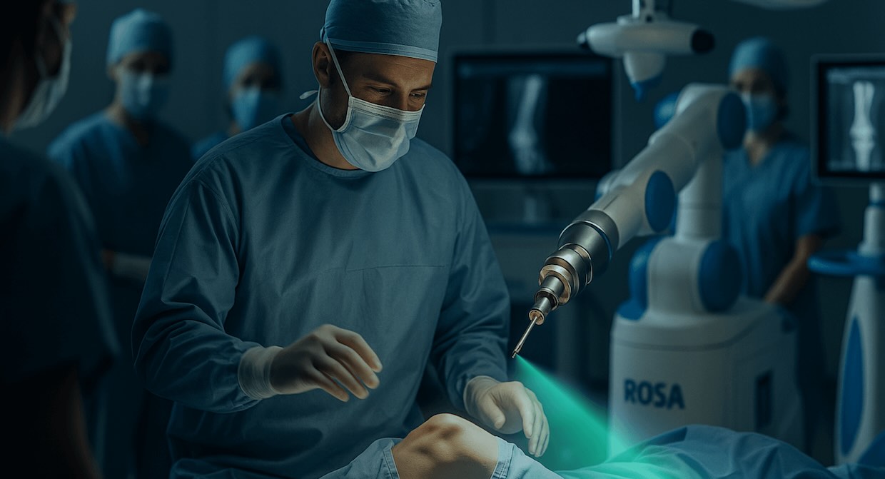 ROSA robotic system for knee surgery