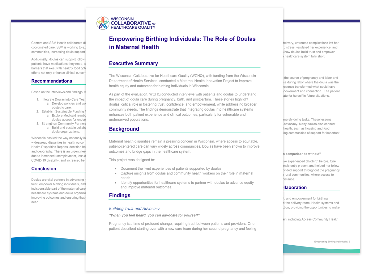 Report on empowering birthing individuals