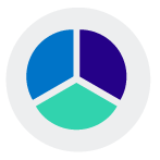 Pie Chart icon depicting data