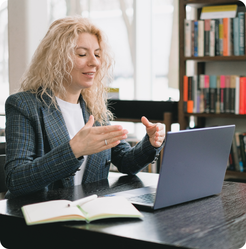 attorney on videocall