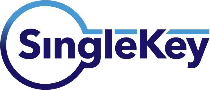 Single Key Logo Blue