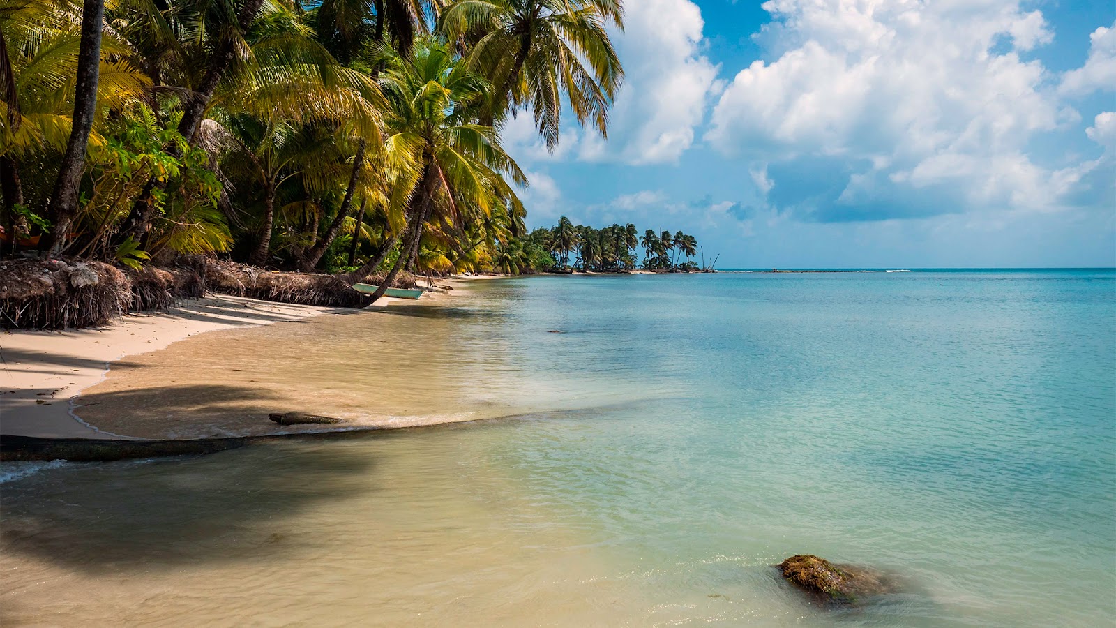 Foto da praia Laguna de Perlas, Nicarágua.