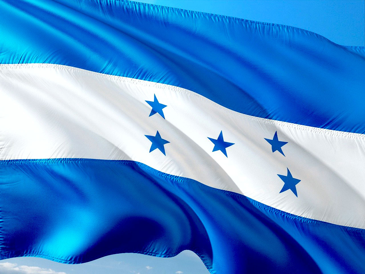 Imagem da Bandeira Nacional de Honduras