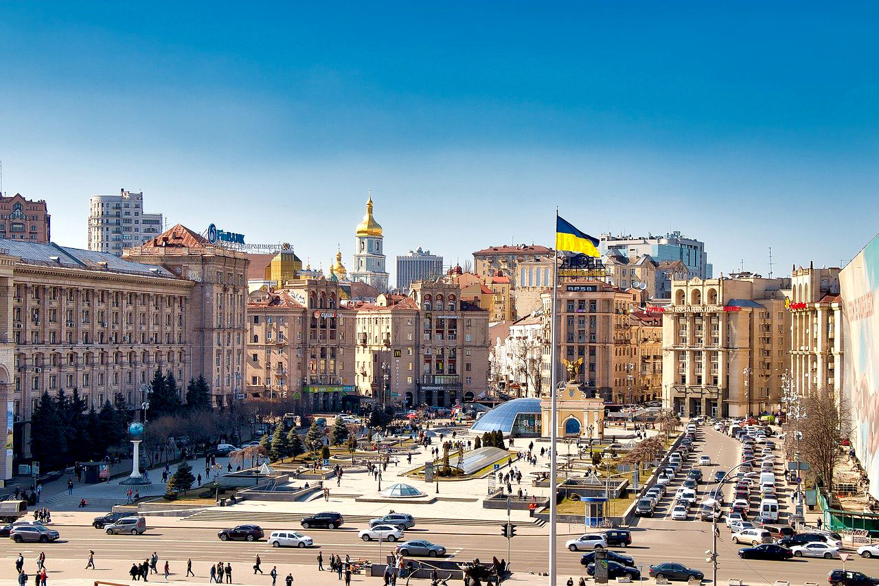 Imagem de Kiev na Ucrânia