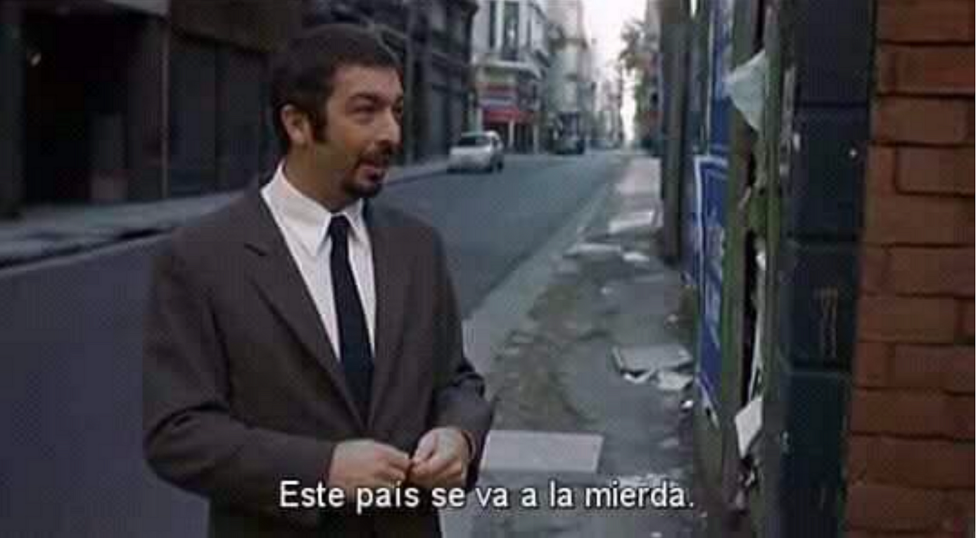 Imagem cômica do filme Nueve Reinas