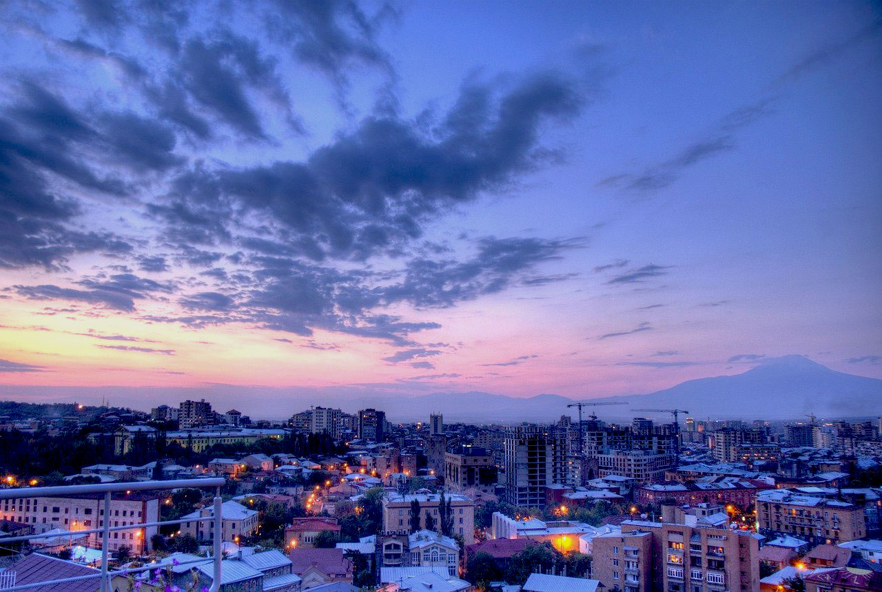 Imagem de Yerevan, capital da Arménia