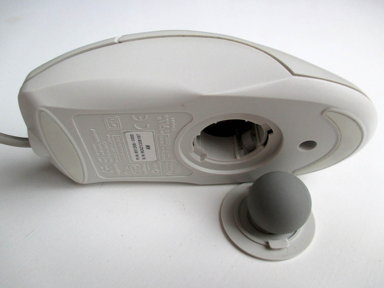 Imagem de um mouse de computador antigo