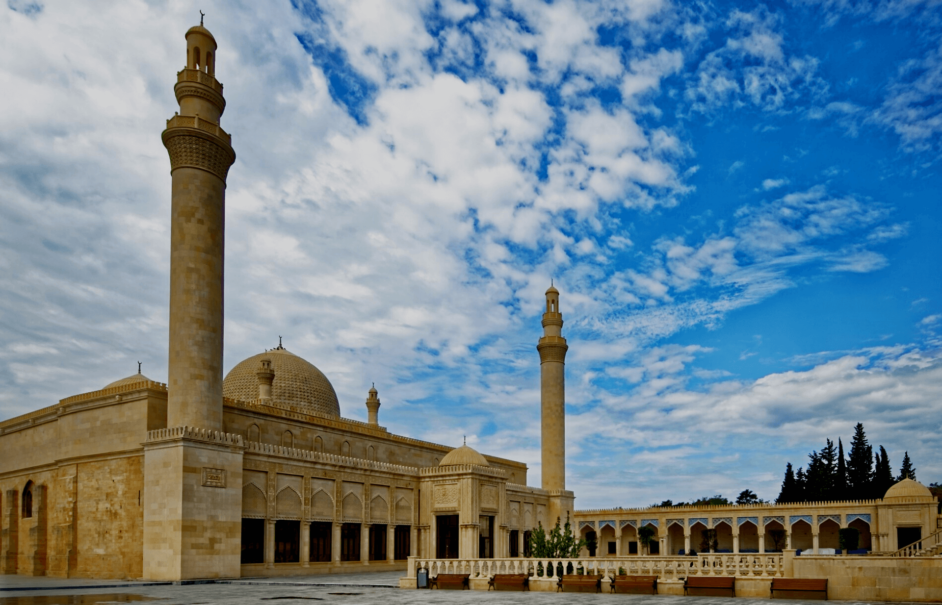 Shamakhi, uma das cidades da República do Azerbaijão.
