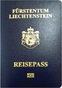 Liechtenstein Passport Cover