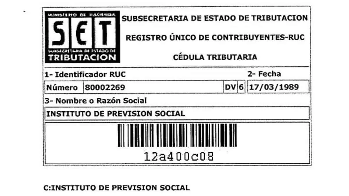 Imagem retirada originalmente do site: https://ipparaguay.com.py/ruc-paraguay/ 
