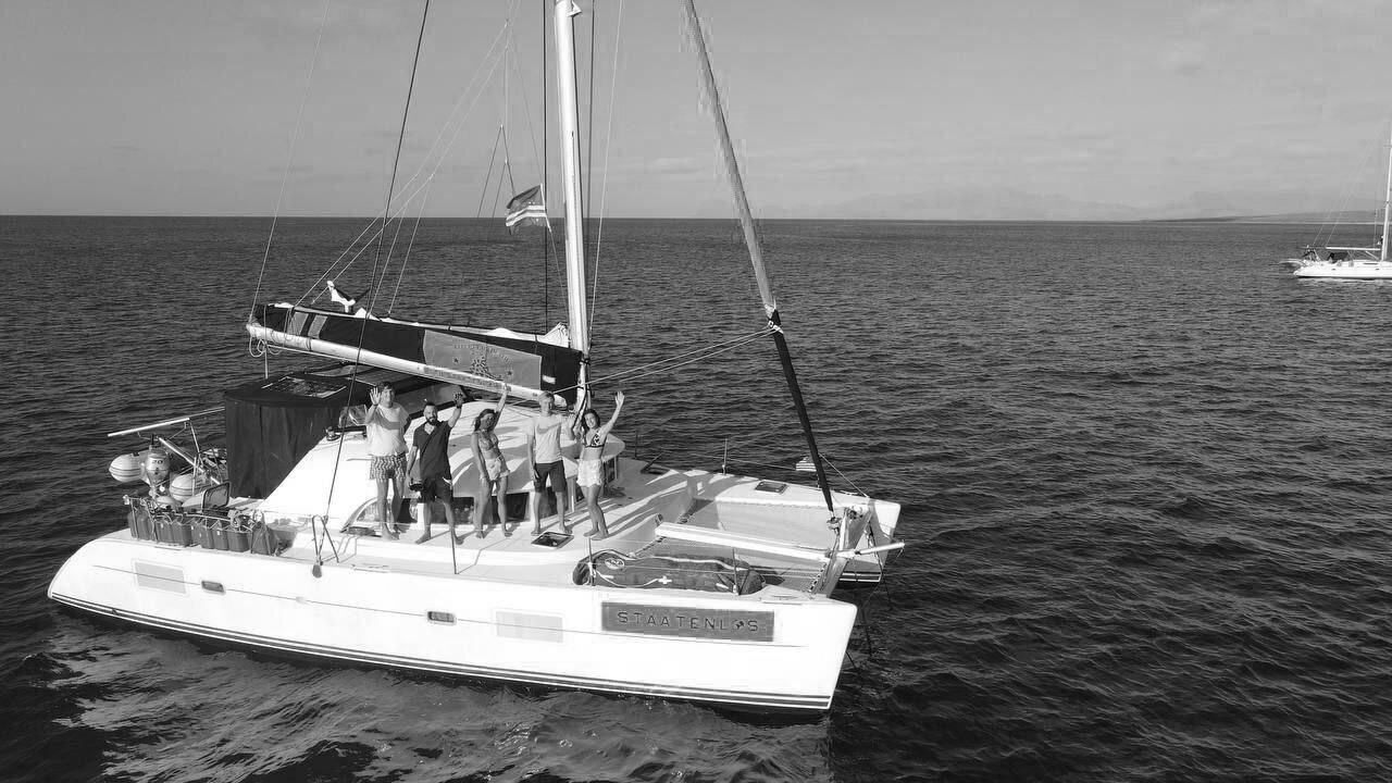 2020/21 – Cape Verde – Christoph segelt mit Freunden auf der SY Staatenlos ins neue Jahr