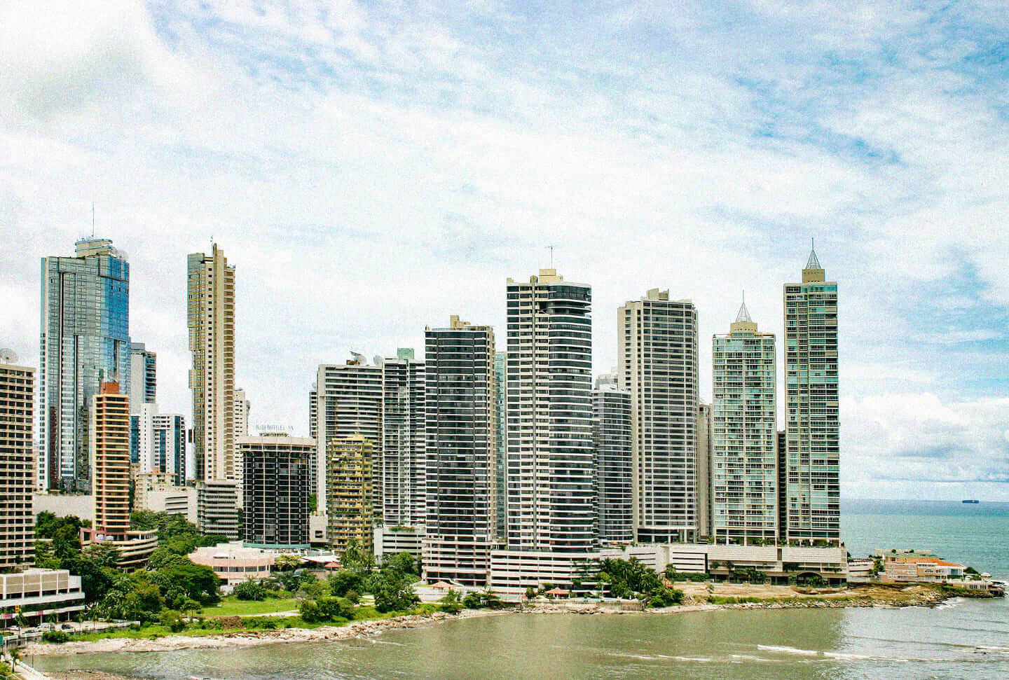 Vista de rio no Panamá