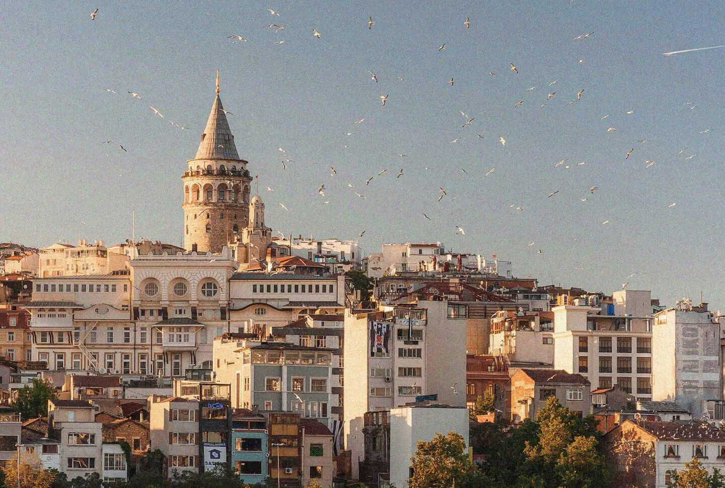Vista de cidade turca