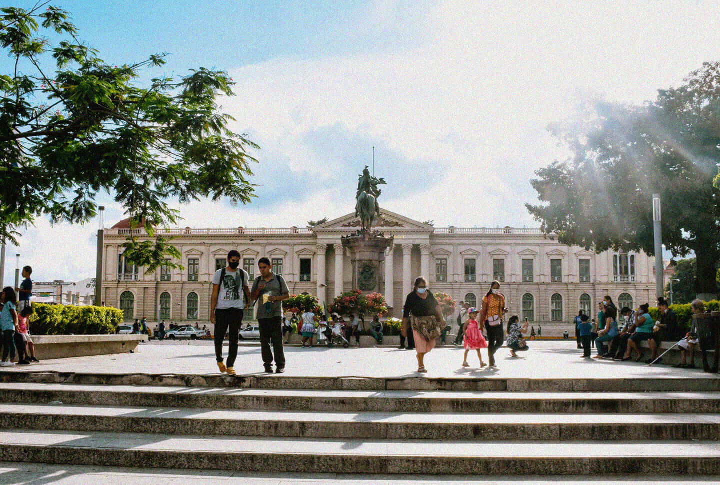 Praça em El Salvador