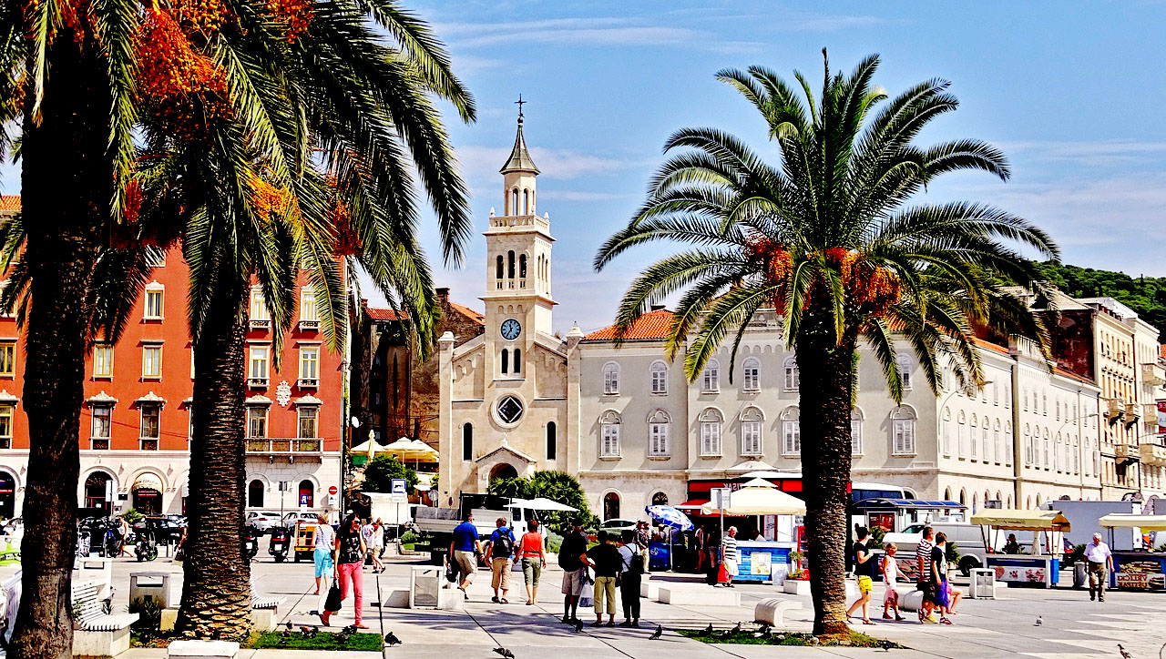 Imagem da cidade de Split na Croácia