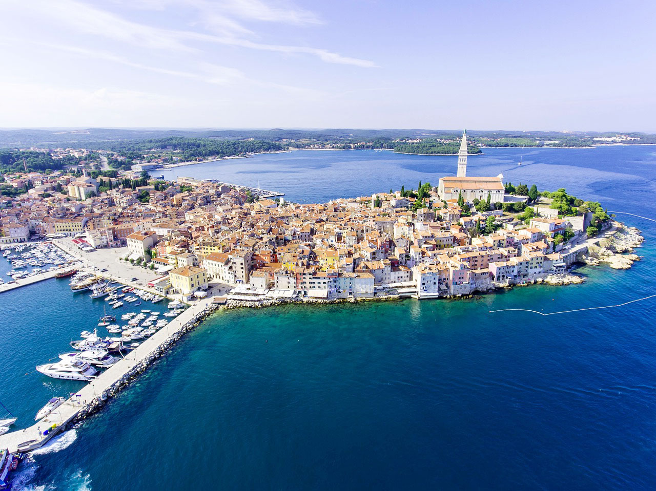 Imagem da cidade de Rovinj na Croácia