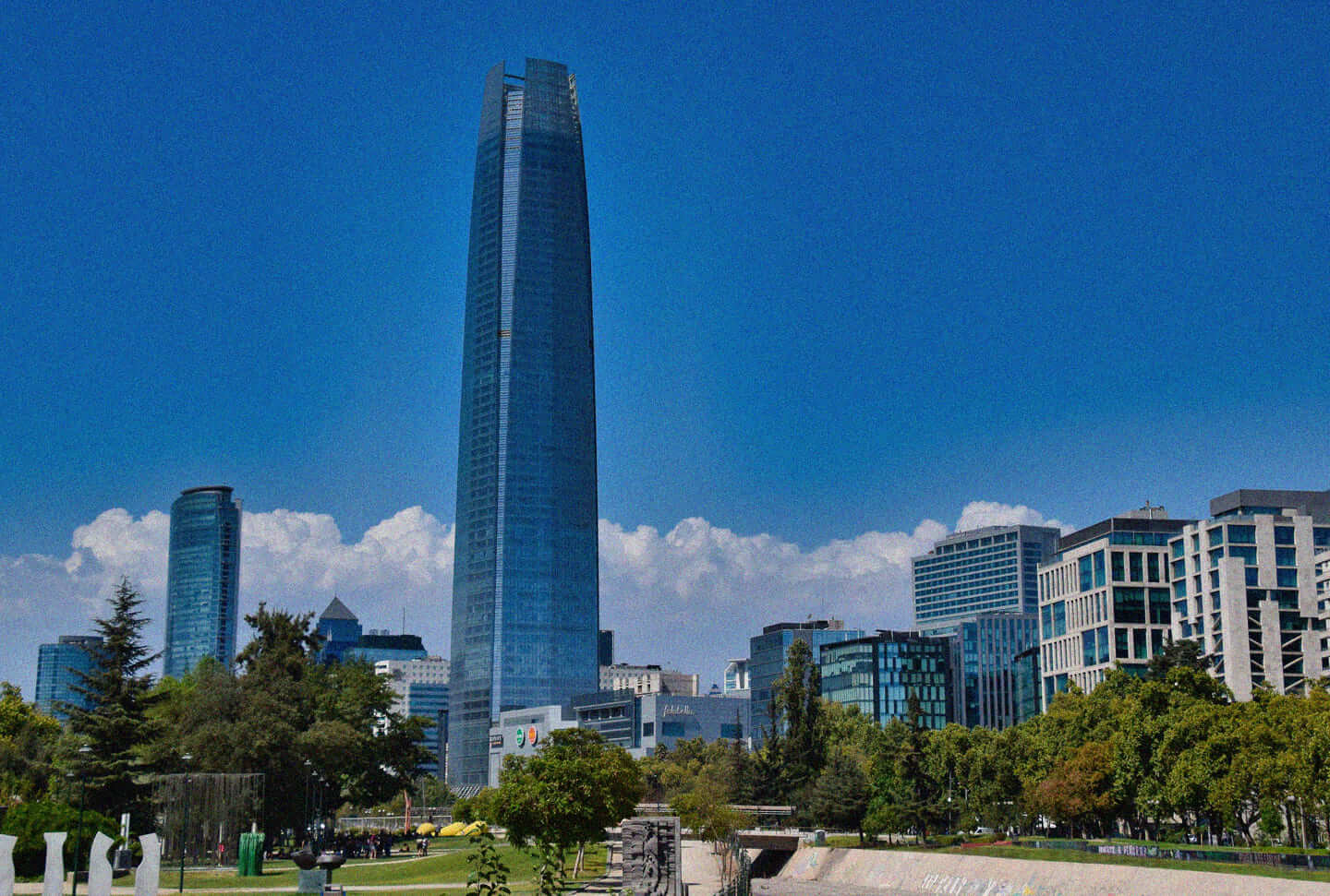 praça no Chile