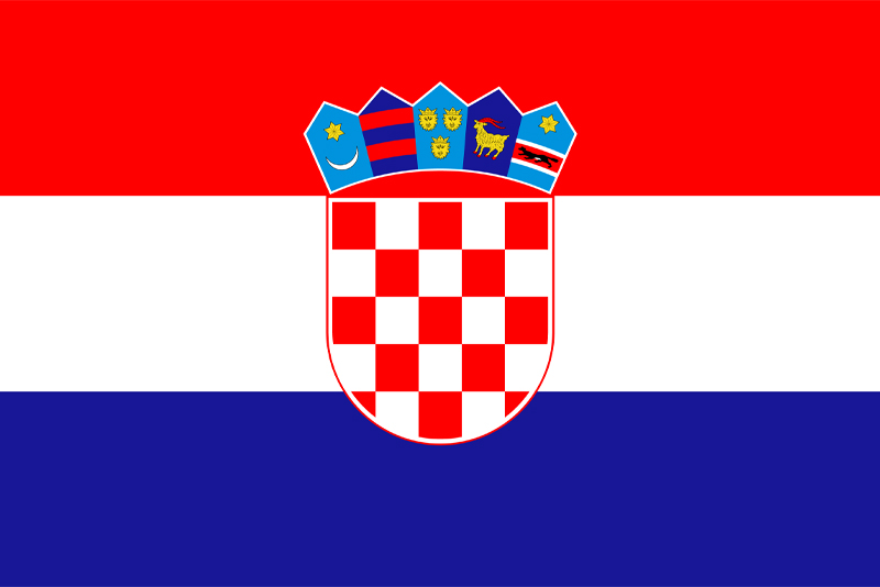 Bandeira da Croácia