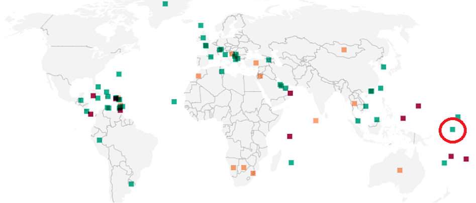 A map of the world with different colored squaresAI-generated content may be incorrect.