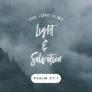 Scripture Art Psalm 27:1