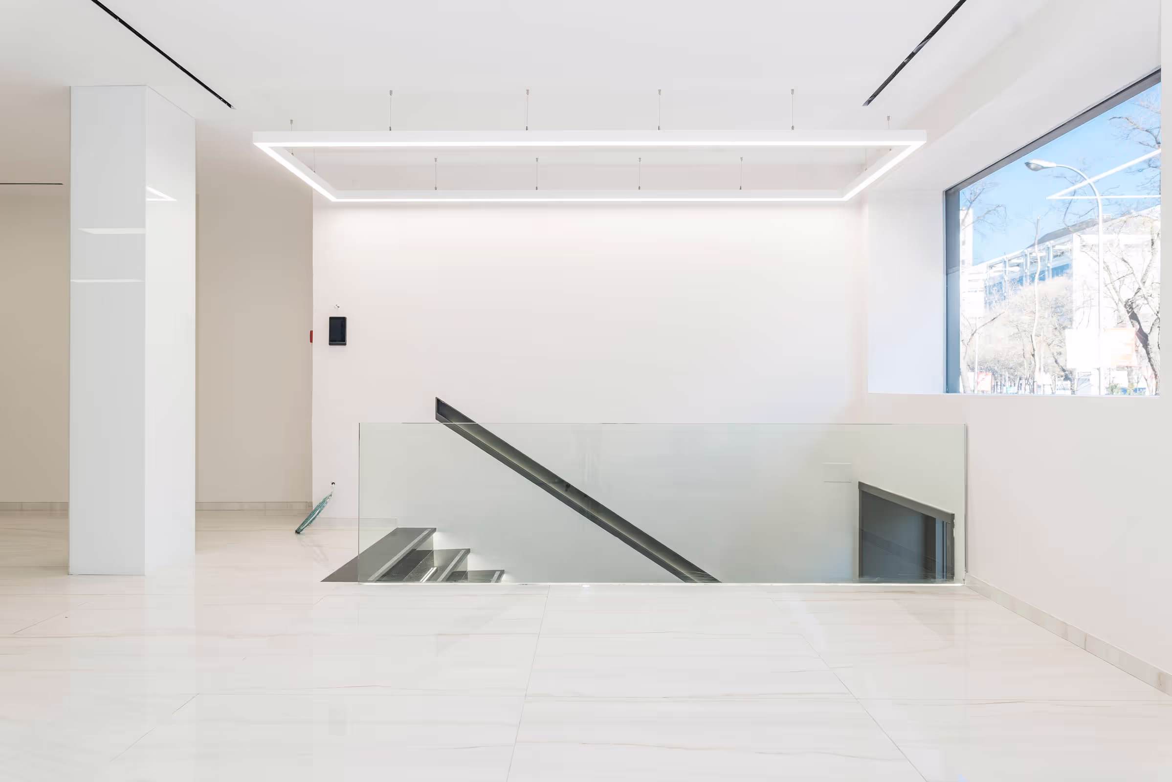 Vista de Castellana 47, oficina de lujo Primework en Almagro, Madrid