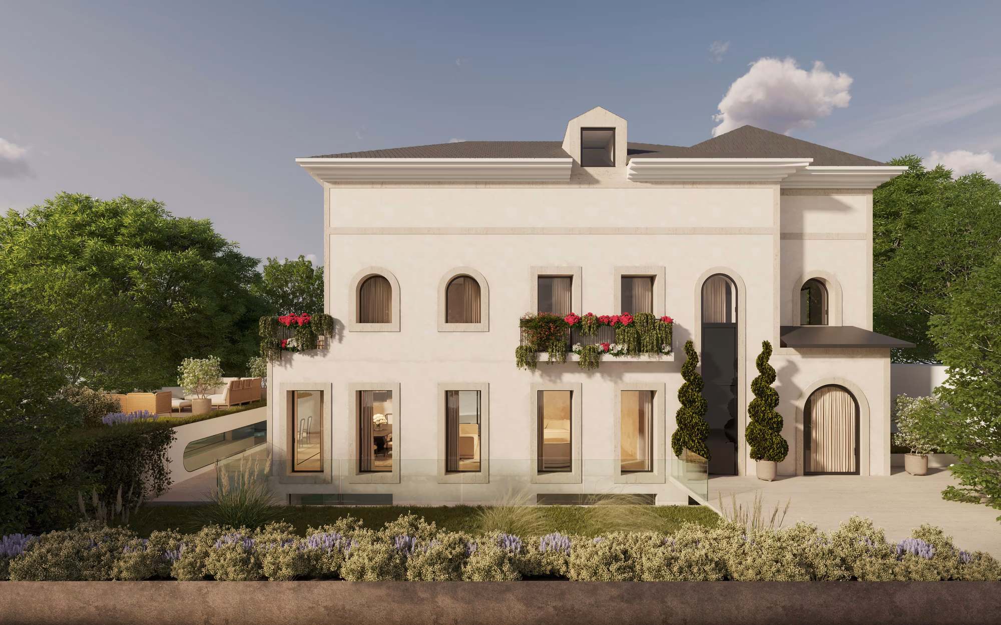 Villa Rivière, Primework en El Viso, Madrid