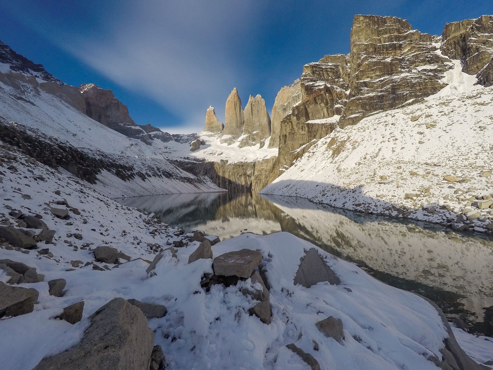 Torres del Paine en invierno