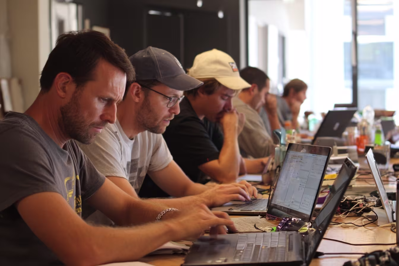 Team using Microsoft Power tools