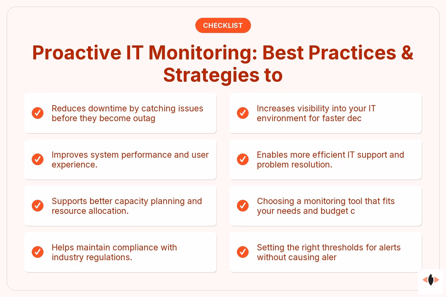 Proactive IT Monitoring: Best Practices & Strategies to
