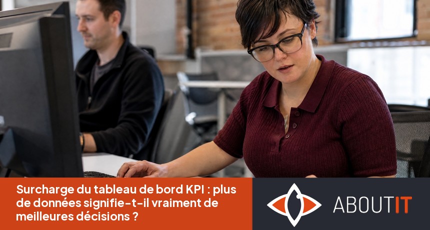Tableau de bord KPI surchargé avec des graphiques et des données