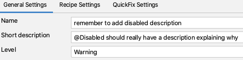 General Settings