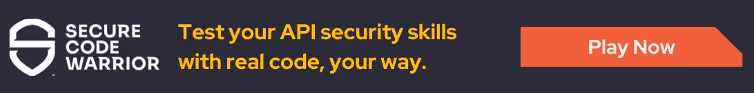 Banner that says test your API security skills with real code, your way