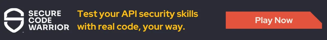 APIセキュリティのスキルを実際のコードで試すことができるバナーです。