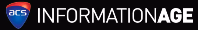 ACS shield logo next to the text INFORMATION AGE on a black background.