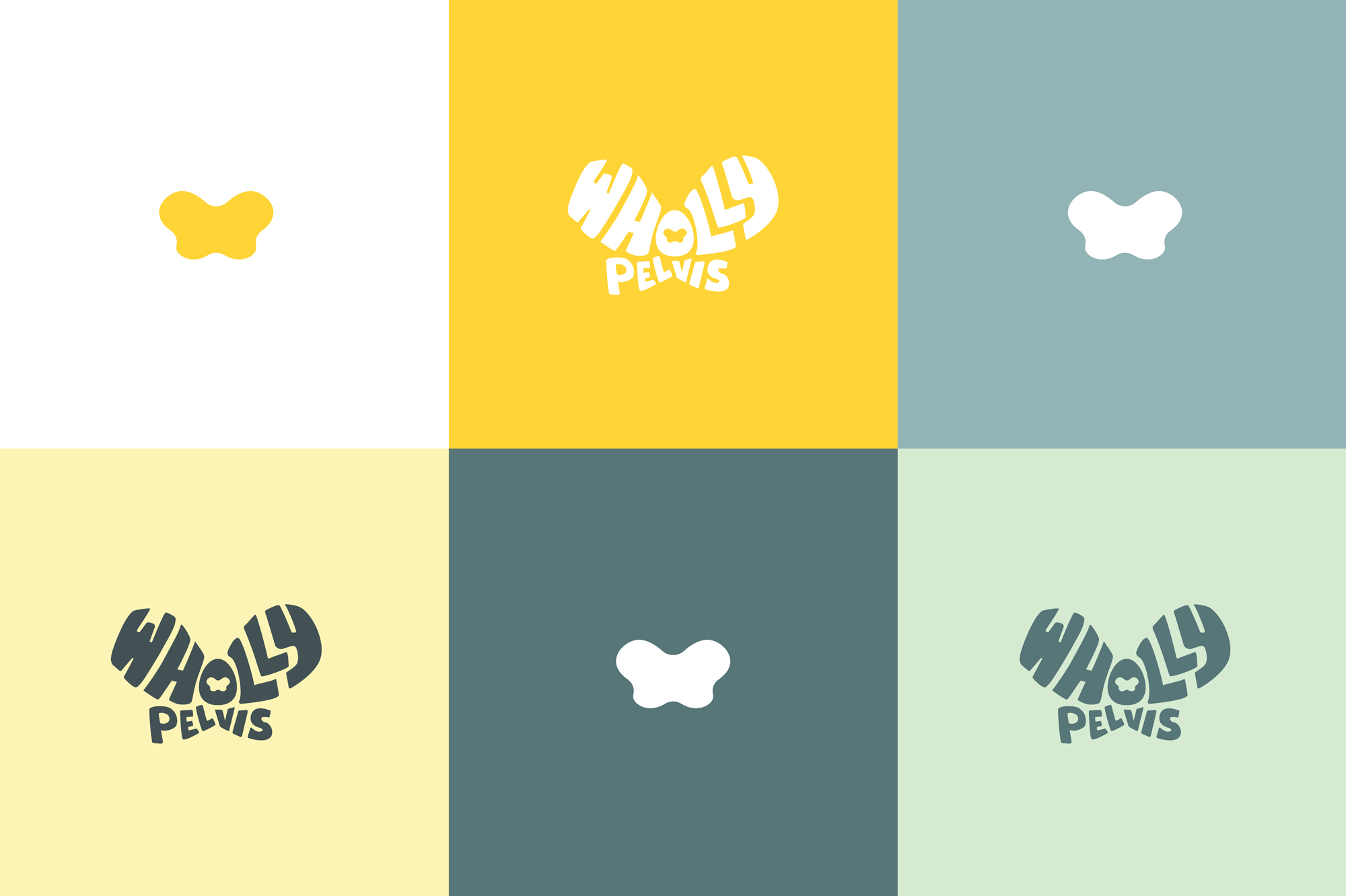 Branding for a physiotherapy clinic specializing in Pelvic Health, Wholly Pelvis