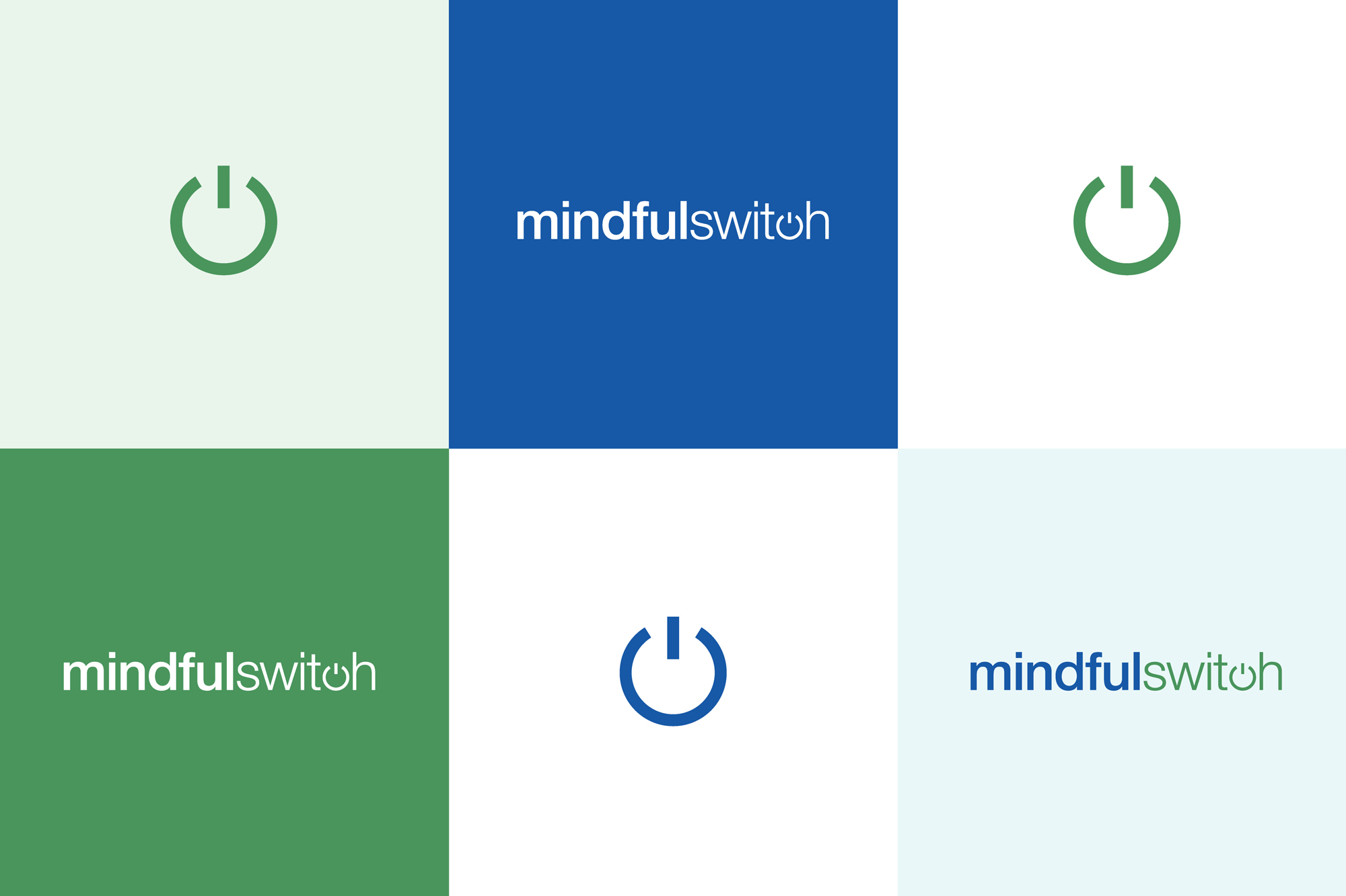 Branding for a mental wellness organization, Mindful Switch
