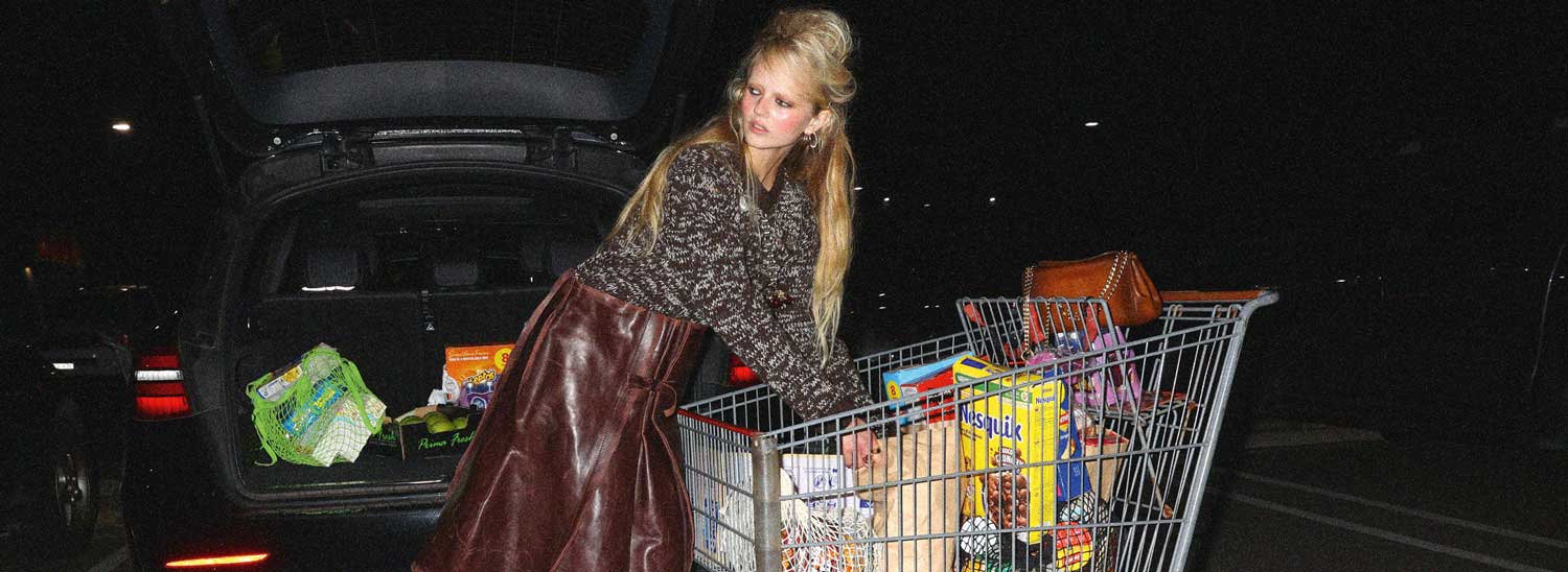 a very prada supermarket trip