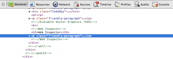 Chrome Web Inspector