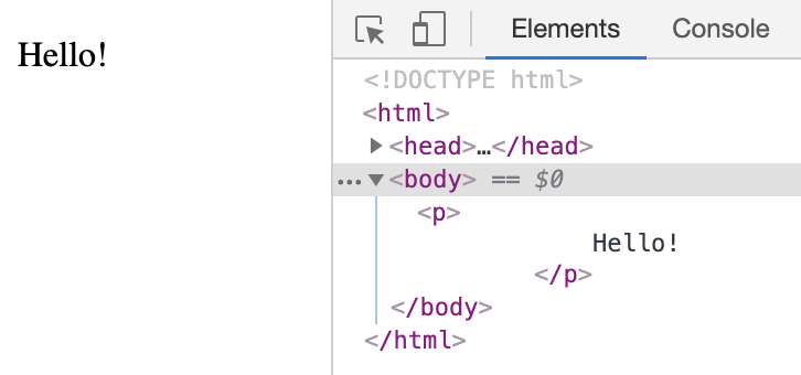 Chrome Elements View