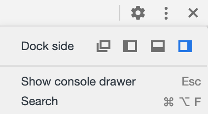 Chrome Show Console Drawer