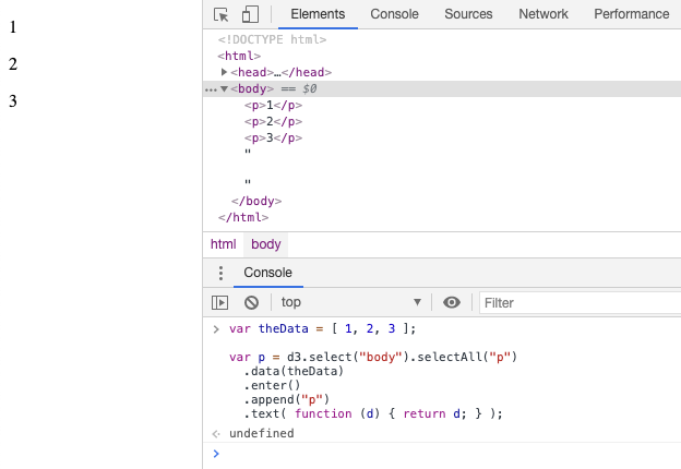 Use D3.js Bound Data From DOM Elements