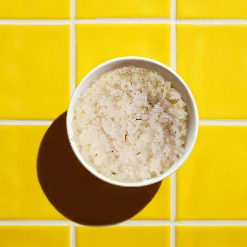 A bowl of cilantro lime rice.