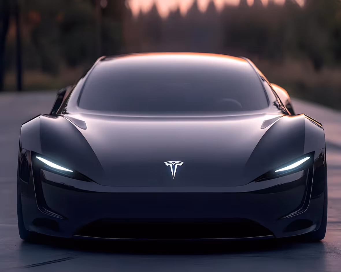 Tesla shown for a value comparison with other cars